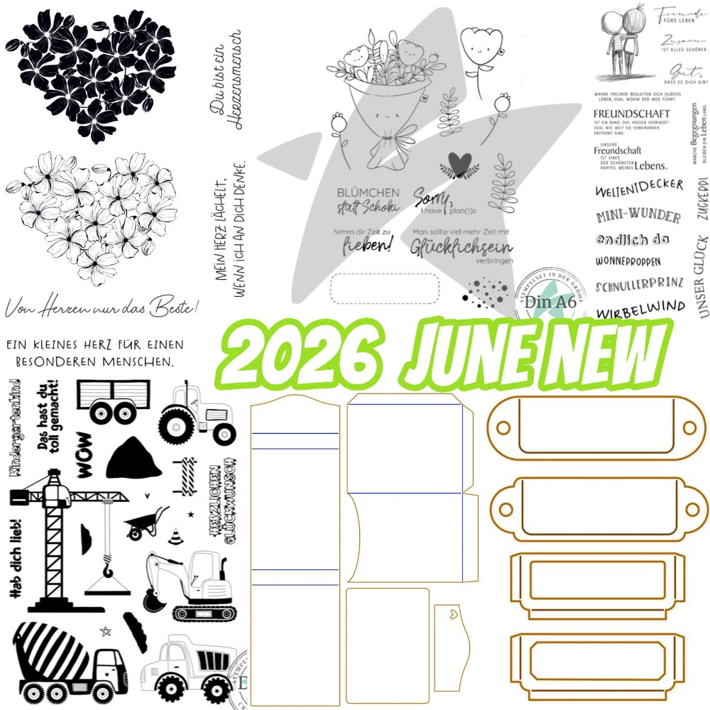 Tap Die Set - 2026 Kleiner Bogen Stampi in metallo