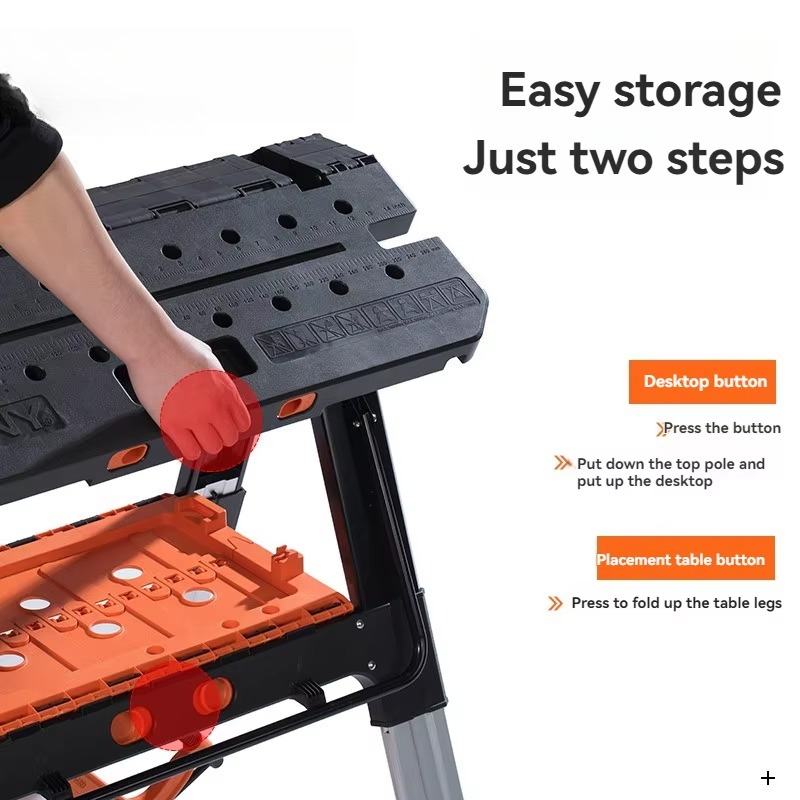 Workbench Portable Fold - Tavolo da Lavoro Pieghevole Portatile con