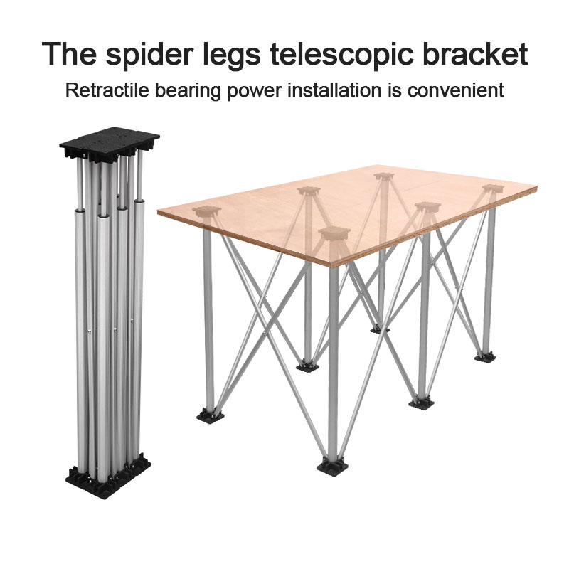 Workbench Portable Fold - Staffa telescopica veloce Tavolo pieghevole multifunzionale
