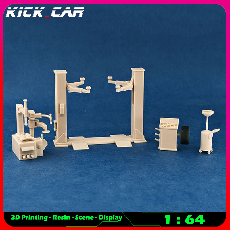 Workshop Tools Toy - Kickcar 1/64 Officina Macchine di grandi