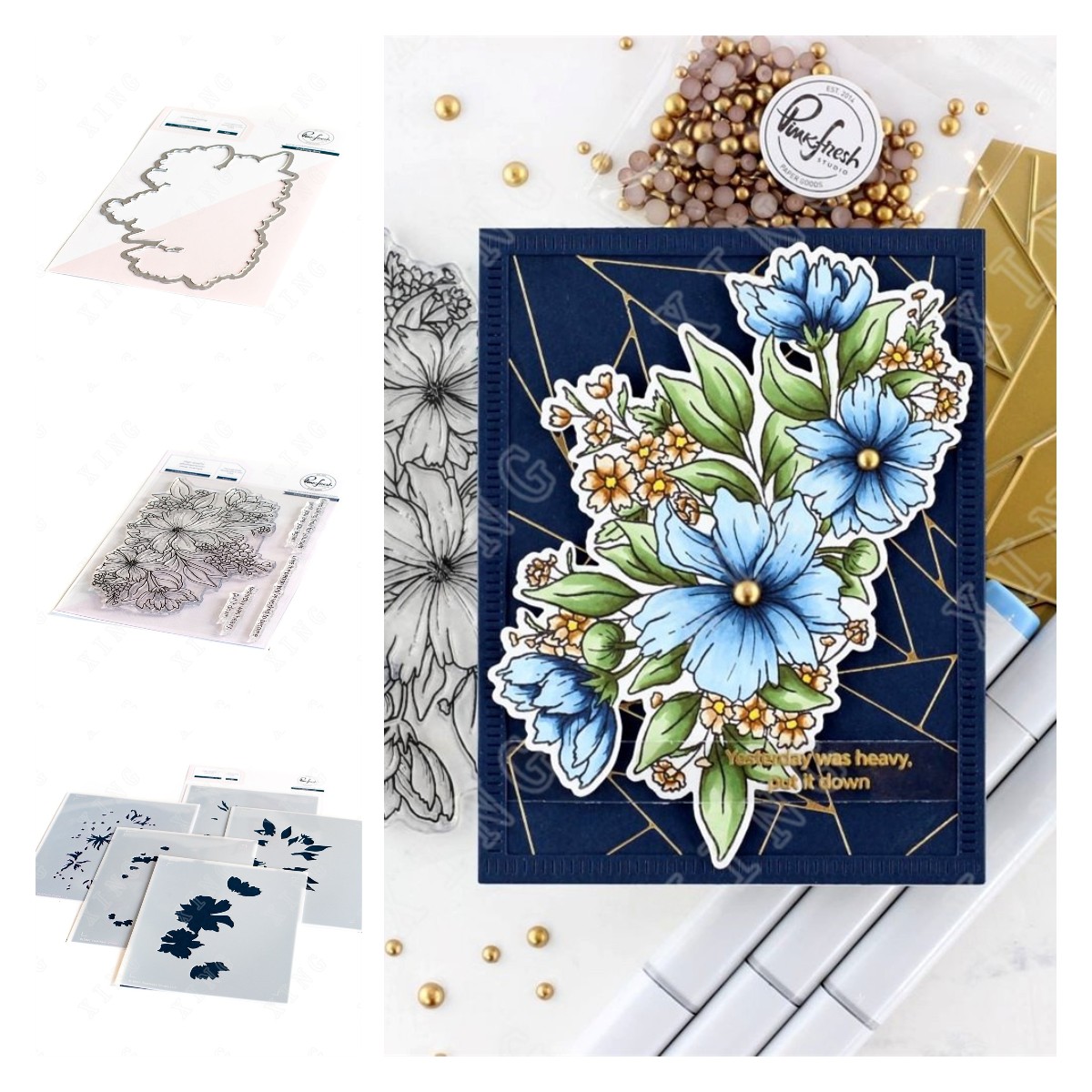 Tap Die Set - 2022 Cosmos Bunch Metal Cutting Dies
