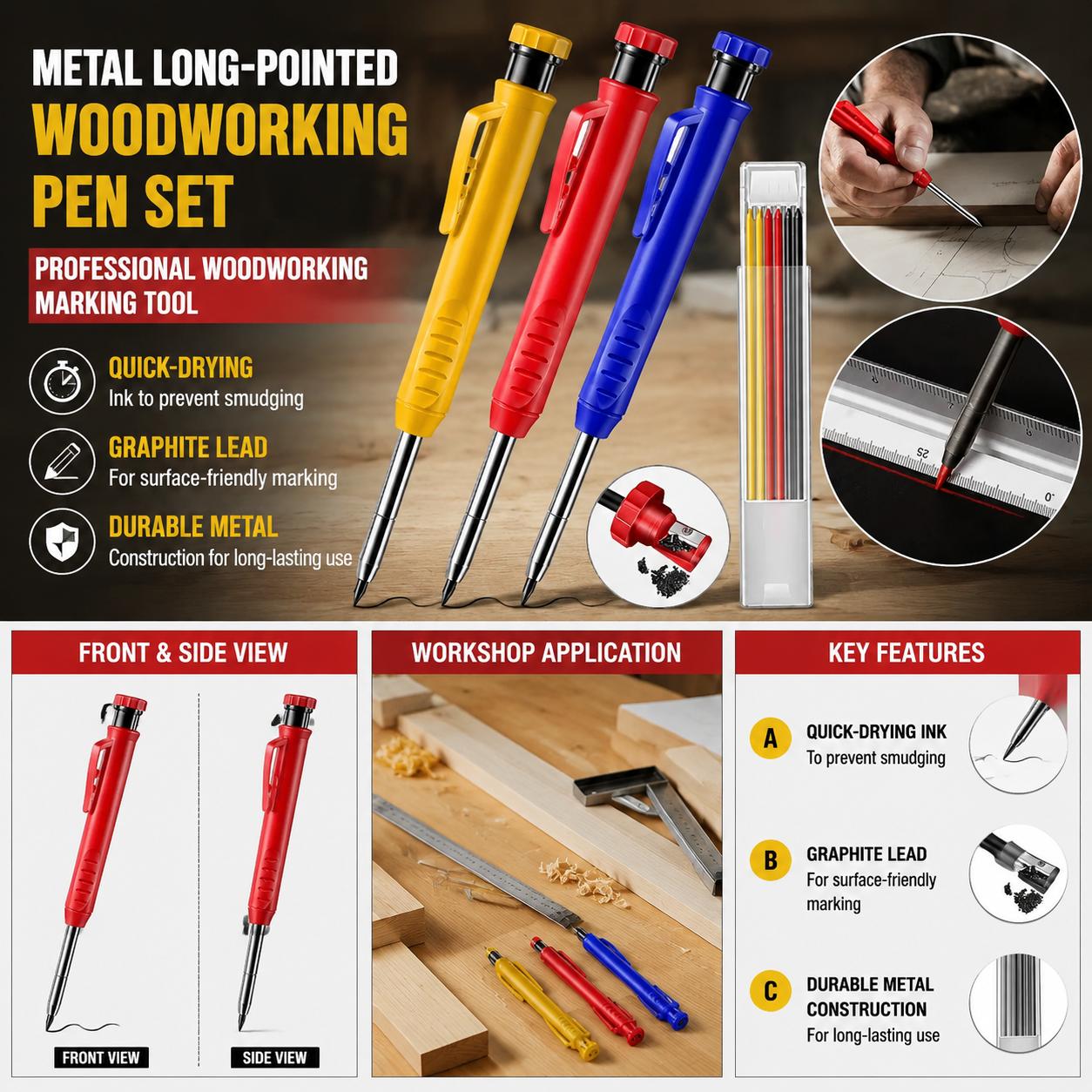 Workshop Tools In Engineering - Matita Meccanica Professionale di Alta Precisione