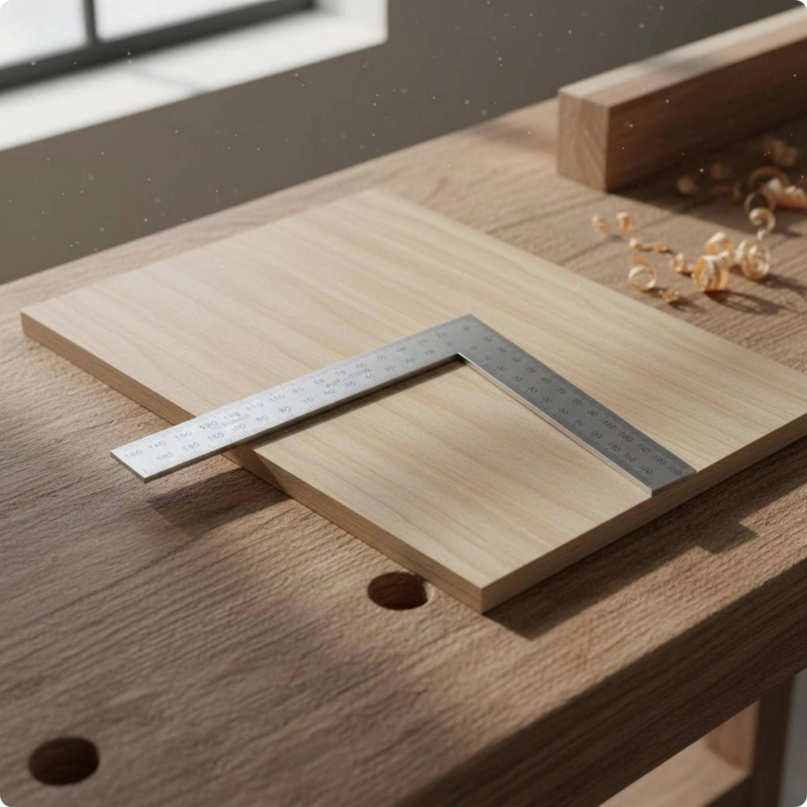 Workshop Layout Tools - Righello per Misurare Angoli in Acciaio