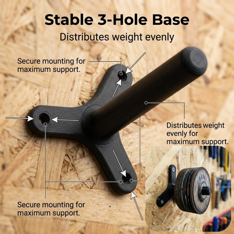 Supporto da parete per smerigl - Workshop Tools Holder recensione e prezzo