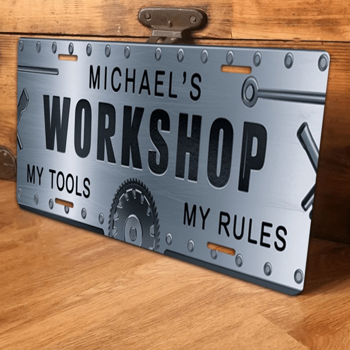 Targa in Alluminio Personalizz - Workshop Tools And Names recensione e prezzo