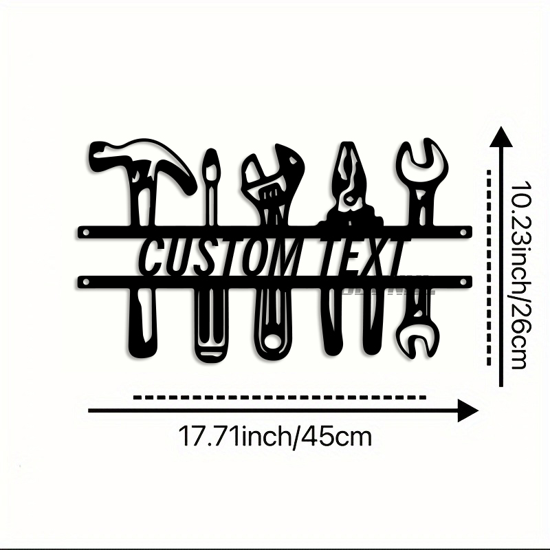 Arte da parete in ferro in sti - Workshop Tools And Names recensione e prezzo