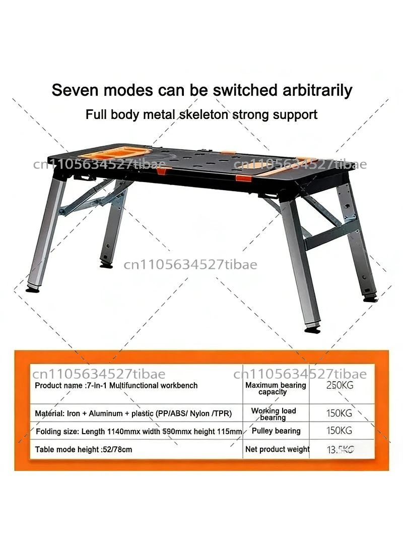 Banco da Lavoro Pieghevole 7-i - Workbench Portable Fold recensione e prezzo