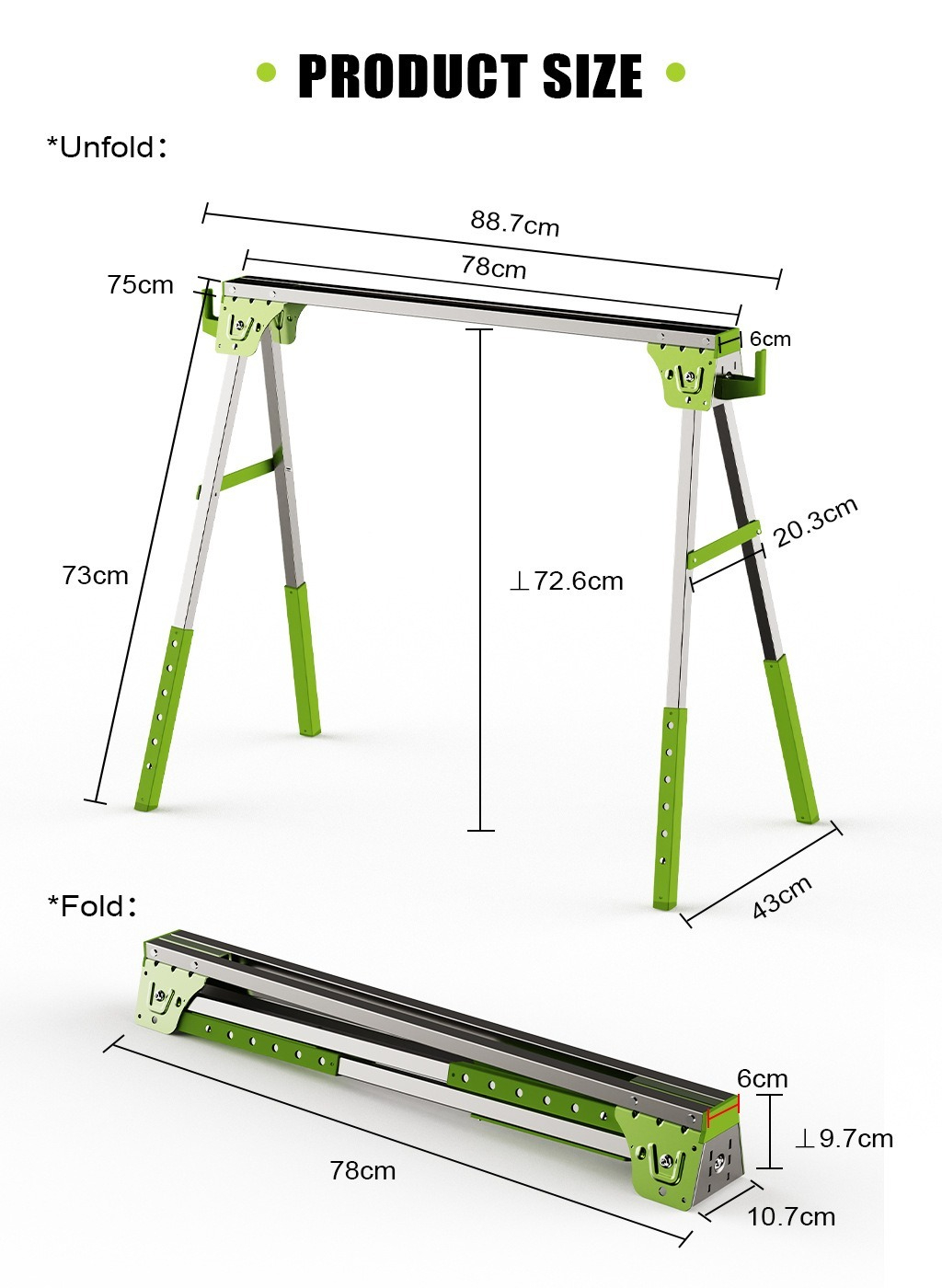 Cavallo a sega/supporto per se - Workbench Portable Fold recensione e prezzo