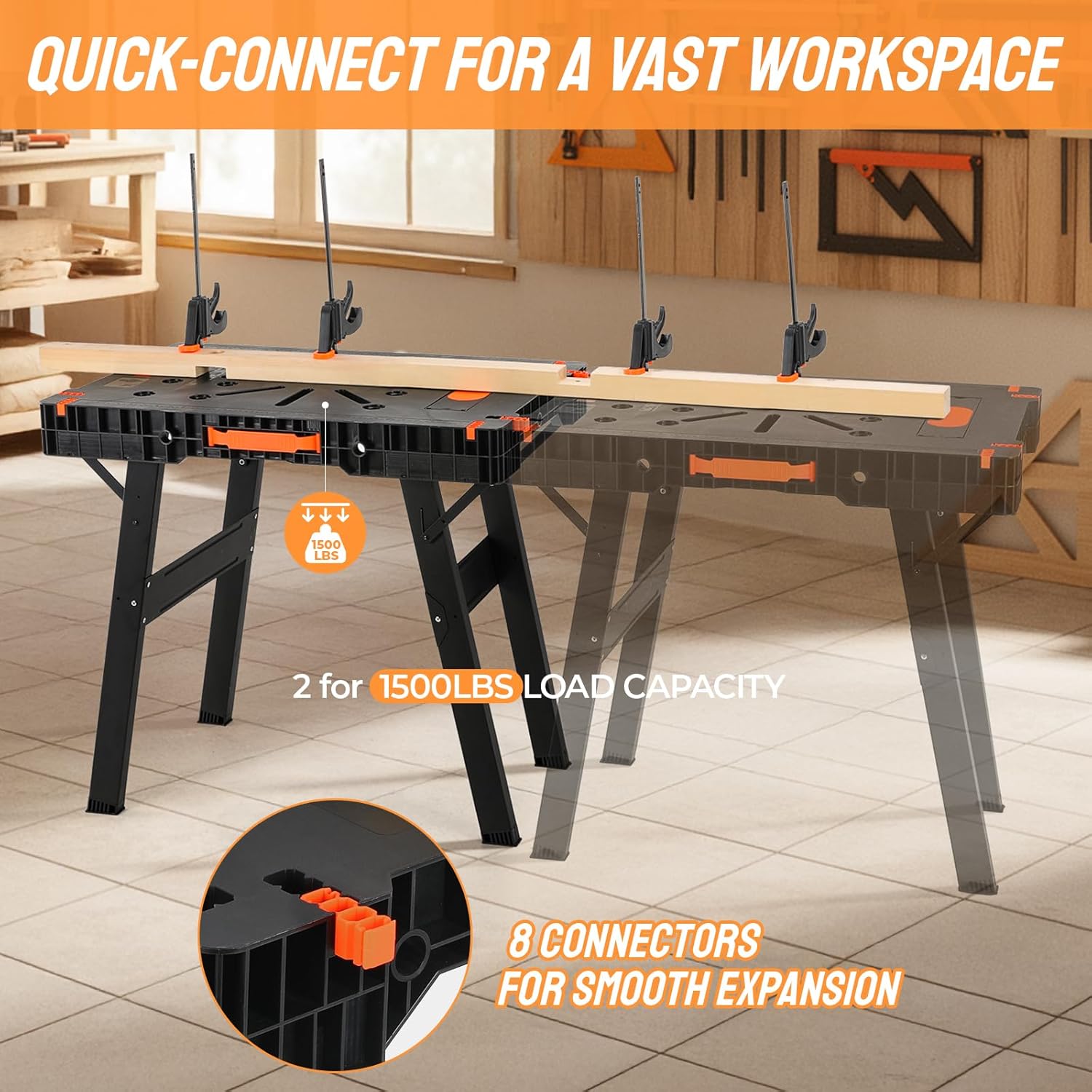 Banco da Lavoro Pieghevole con - Workbench Portable Fold recensione e prezzo