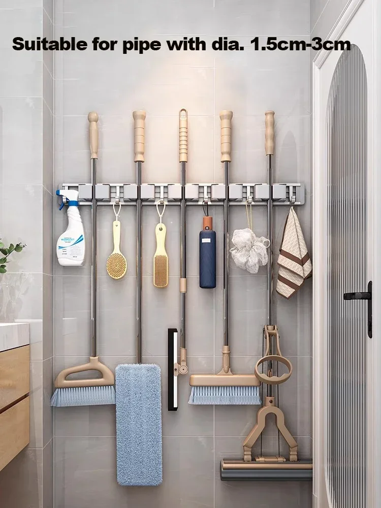 Mop and Broom Organizer suppor - Workshop Tools On Wall recensione e prezzo