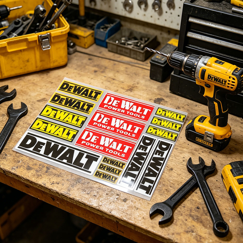 Adesivi Riflettenti in Vinile  - Workshop Tools Logo recensione e prezzo