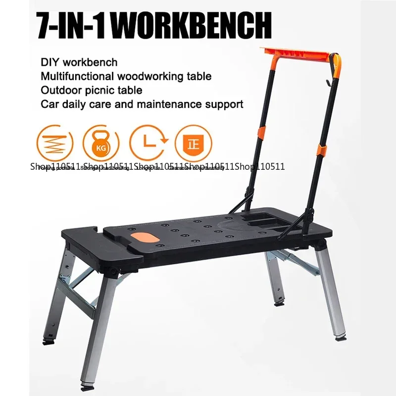 7-in -1 Banco da lavoro multif - Workbench Portable Fold recensione e prezzo