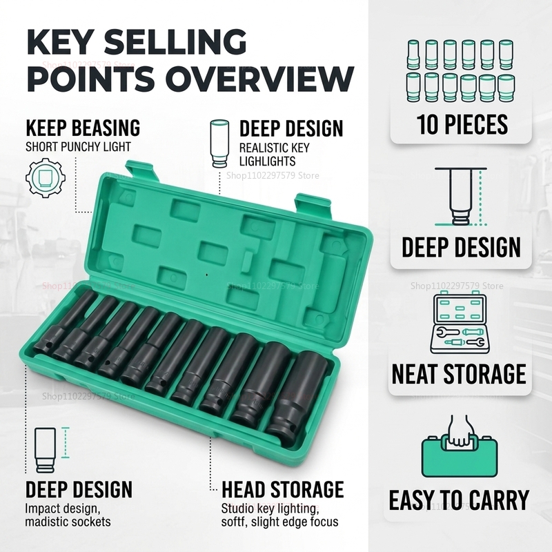 Set di 10 Chiavi a Bussola 8-2 - Workshop Hand Tools recensione e prezzo