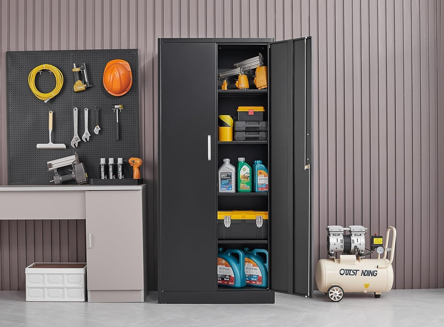 Armadio Metallico con Ripiani  - Tool Chest Cabinet recensione e prezzo